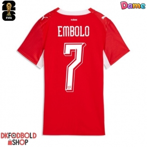 Schweiz Breel Embolo #7 Hjemmebanetrøje Dame VM 2026 Kort ærmer